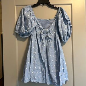 Cleobella cotton floral puff sleeve dress